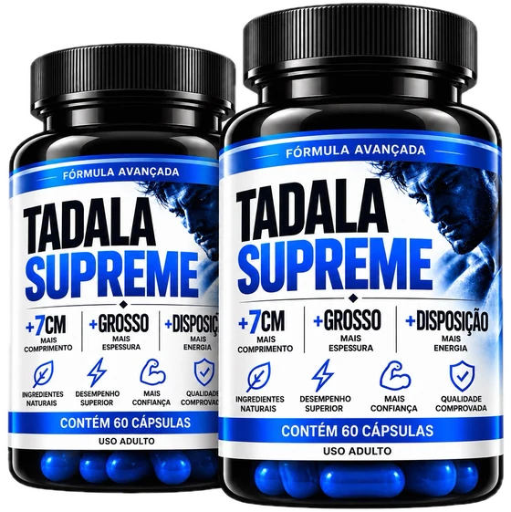 TADALA SUPREME 2 POTES - 20 CÁPSULAS